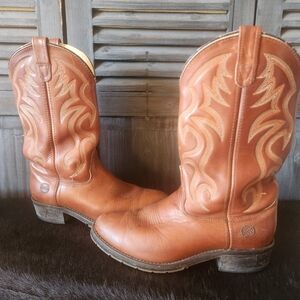 Double-H 1519 Men's Cowboy / Work Boots Size 10D